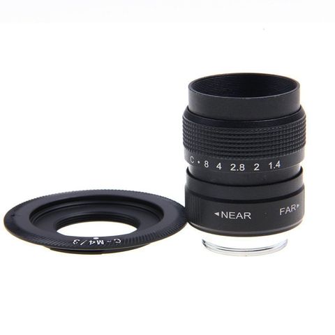 25mm f/1.4 C Mount CCTV f1.4 Lens for Micro 4/3 m4/3 Olympus EPM3 EPL7 EPL5 OM-D EP1 EP2 EP3 EP6 EPL7 EPL6 EPL3 E-M5 EM10 ► Photo 1/6