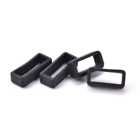 2Pcs 14mm/16mm/18mm/20mm/22mm/24mm/26mm Silicone Watch Strap Small Rubber Loop Holder Locker  Rubber Watch Band Accessories ► Photo 1/6