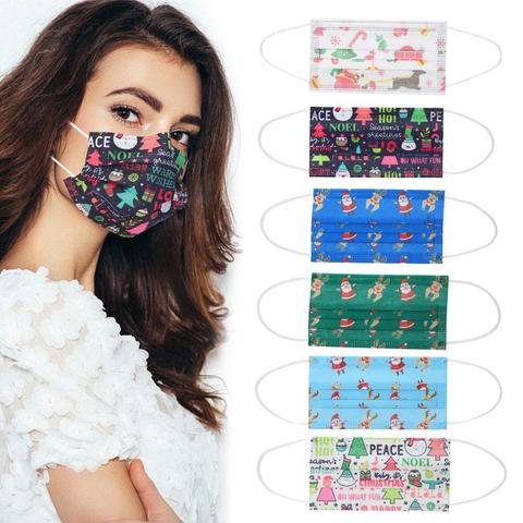 50PCS Face Mask Black Face Mask Disposable Mask Mouth Mask 95% Filtration Cotton Masks Anti-Dust 3 Filter against Droplet ► Photo 1/6