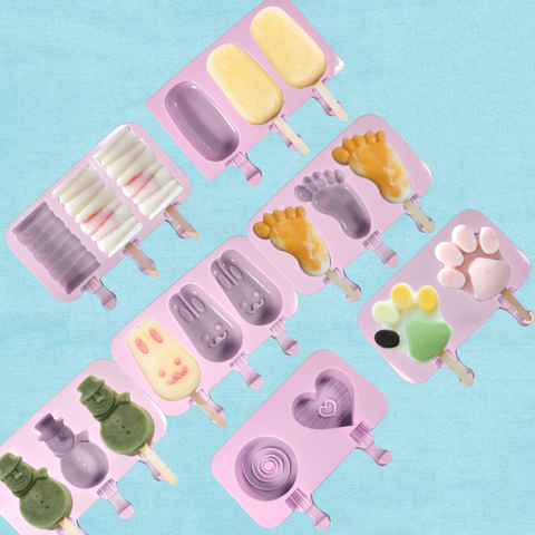 100pcs Useful Acrylic Ice Cream Sticks Popsicle Stick Kids Crafts DIY  Handmade Making Crafts Baby Shower Kis Gift
