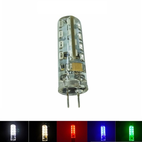 G4 LED colors 220v G4 LED Blue red G4 220V green led Ｇ4 Energy saving LED 220V G4 green chandelier bulb crystal bulb led ► Photo 1/5