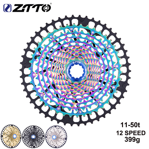 ZTTO MTB Bike 12 Speed 11-50T Cassette Ultralight 12s Freewheel k7 sprocket 12s 11-46t Ultimate Mountain Bike Parts for HG Hub ► Photo 1/6