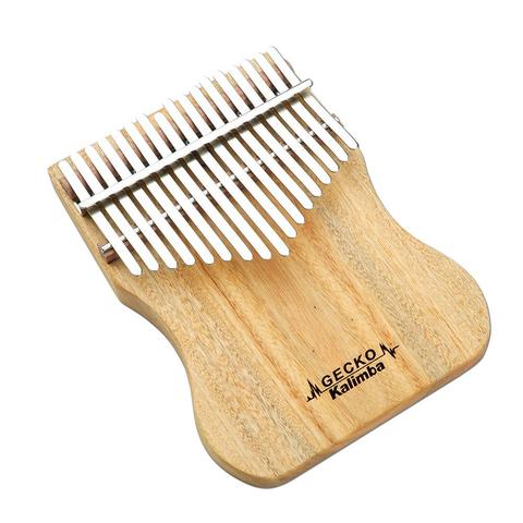 GECKO 17 Keys Kalimba Thumb Piano B Tune Camphor Wood Finger Percussion Music Instrument Mbira Likembe Sanza with Tuning Hammer ► Photo 1/6