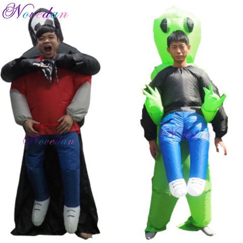 Ghost Inflatable Terror Set Adult Fun Blasting Costume Party Fancy Dress Party Dress Dark Death Catch Me Horror Halloween ► Photo 1/6