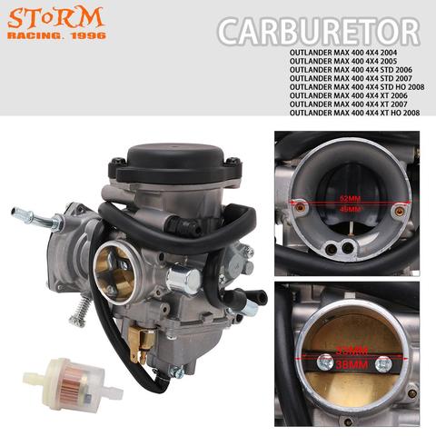 For PD33J 33mm PD33 OUTLANDER MAX 400 STD HO XT 2004 2005-2007 2008 Motorcycle Aluminum Carburetor Carburador With Power Jet ► Photo 1/6