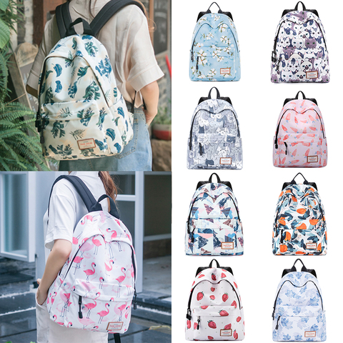 Casual Backpack Women Children School Bags for Teenage Girls Female Travel Back Pack Ladies Big Laptop Bagpacks Mochila Feminina ► Photo 1/6