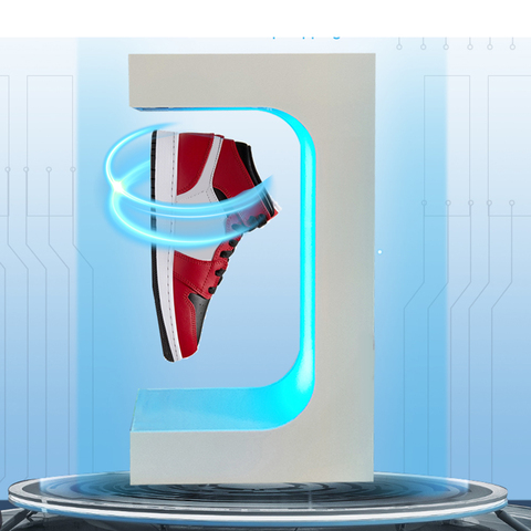 Magnetic Levitation Floating Shoe 360 Degree Rotation Display Stand Cabinet  Holds 500g Levitating Gap 20mm Christmas Gift ► Photo 1/6