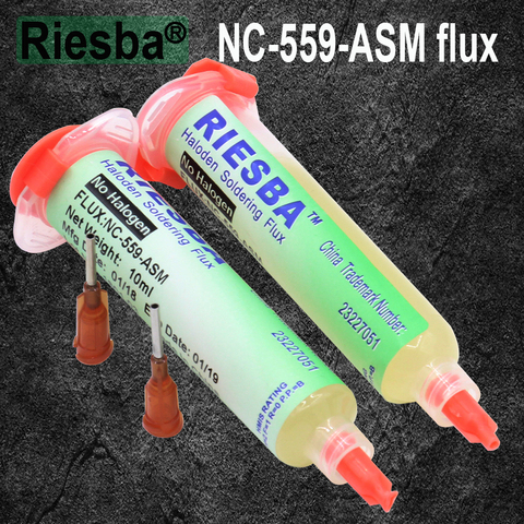RIESBA NC-559-ASM flux oil cylinder welding solder paste solder paste ► Photo 1/3