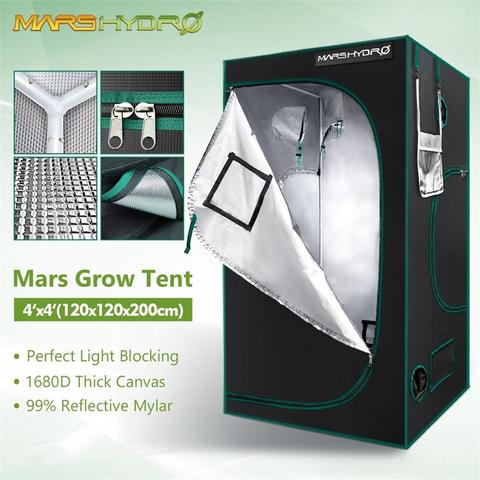 120x120x200cm Grow Tent 1680D for Hydroponics Lamp Indoor Garden Water-proof reflective mylar Greenhouse plant Non-toxic room ► Photo 1/6