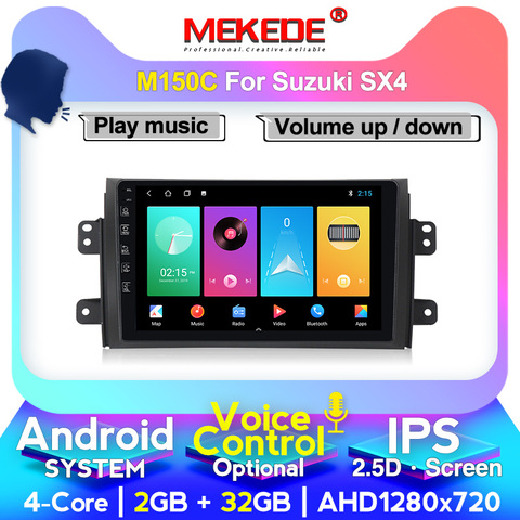 MEKEDE For Suzuki SX4 1 2006-2014 Car Radio Multimedia Video Player Navigation GPS Android unit 4+64g 4g ips dsp ► Photo 1/6