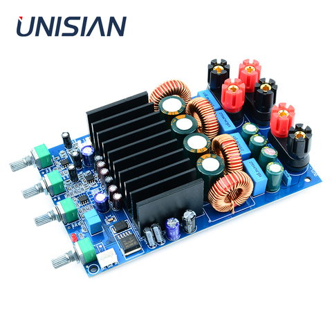 UNISIAN TAS5630 2.1 Audio Amplifier Board 2X150W+300W Digtial 2.1 channels Class D High power Amplifier for Home theater system ► Photo 1/6