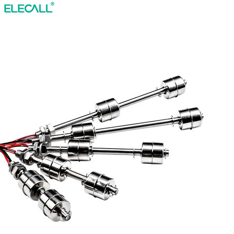 ELECALL Float Switch Stainless Steel Tank Pool Water Level Liquid Sensor Level Controller 120mm 110V 220V ► Photo 1/5