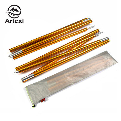 Aricxi 2 pack High Quality Outdoor Ultralight 7075 Aluminium Alloy Sun Shelter Support Rod Pole tarp poles ► Photo 1/2