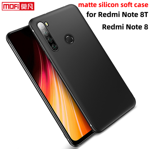 matte case for xiaomi redmi note 8t case redmi note 8 cover soft back silicon slim 6.3