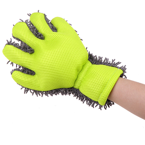 1pc Cleaning Glove Car Sponges Mitt Microfiber Interior Exterior Care Wash Tool ► Photo 1/6