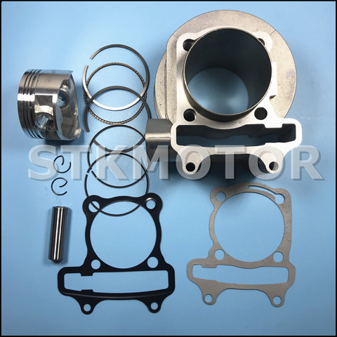 61MM Big Bore Cylinder Kits with Piston Ring Pins Clips and Gaskets Scooters 152QMI 157QMJ GY6 150CC GY6 200CC ► Photo 1/1