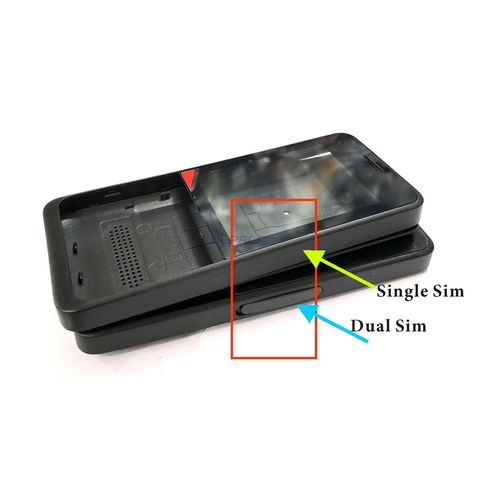 Housing For Nokia Asha 301 n301 Dual card version Facing front Case Battery Cover English Keypads ► Photo 1/6