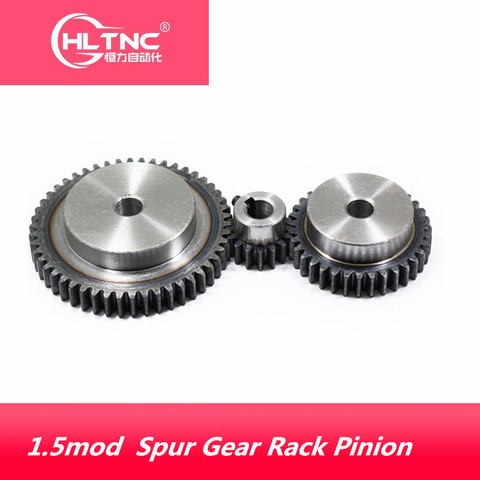 1pcs Spur Gear Rack Pinion 10/12/14/15/16/18/20 Teeth Mod 1.5M Bore 8mm 10mm 12mm Staight Teeth positive gear ► Photo 1/5