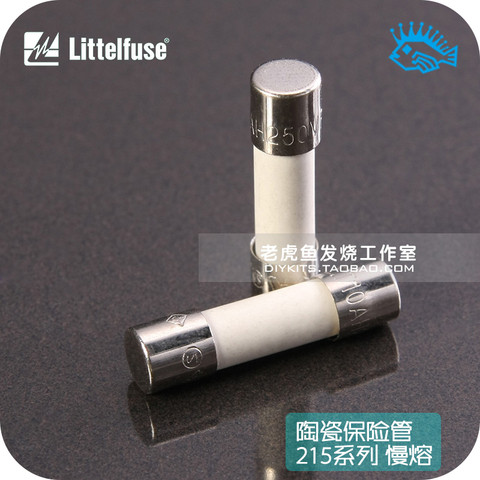 5pcs/50pcs American brand LittelFuse 215 series ceramic fuse tube slow melting full range 5mmx20mm ► Photo 1/1