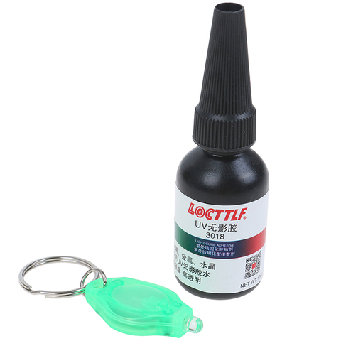 Acrylic metal glue Powerful and quick UV Resin Hard Type Ultraviolet Solidify Resin Crafts Clear Adhesive for DIY Jewelry Mold ► Photo 1/6