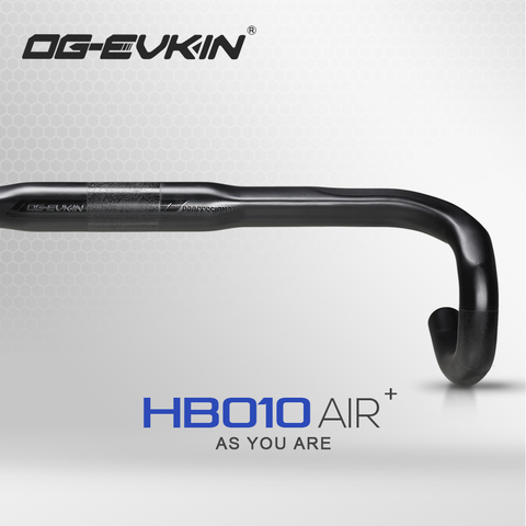 OG-EVKIN HB-010 Carbon Handlebar Road Bike Drop Bar Bicycle Handlebar Road Bike Handlebar 31.8MM 400/420/440/460 Bicycle Part ► Photo 1/6