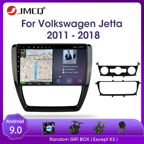 JMCQ Android 9.0 For Volkswagen VW Sagitar Jetta Bora 2011-2022 Car Radio Multimidia Video 2 din RDS GPS Navigaion Split Screen ► Photo 1/6