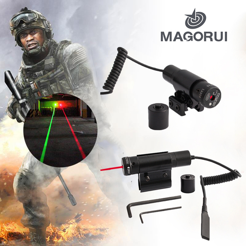 MAGORUI Red Laser Sight Pistol Accessories with Metal Laser Sight Hanging Laser Pointer Adjustable Universal Slot ► Photo 1/6