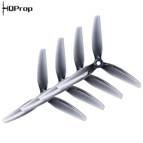 HQProp Ethix S5 5X4X3 5040 5inch 3-Blade PC Propeller Gray for RC FPV Racing Freestyle 5inch 4S 6S Drones ► Photo 1/5