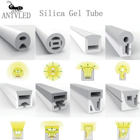 WS2812B WS2811 WS2813 WS2815 5050 ED Neon Rope Tube Silicone Gel Flexible Strip Light Soft Lamp Tube Waterproof IP67 For Room ► Photo 1/6