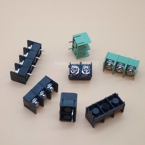 20PCS/lot KF8500 8.5MM 2P 3P 4P Fence Type Connection Terminal Black/Green PCB Terminal ► Photo 1/1