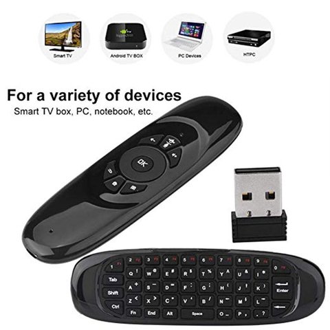 C120 Multi-Language Version Wireless Air Mouse Mini Keyboard Mouse Somatosensory Gyroscope Double-Sided Remote Control ► Photo 1/6