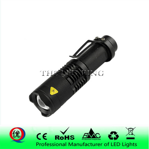 Hot sale LED Flashlight XML-T6 Tactical Flashlight Q5 Mini Torch Waterproof pocket Flashlight UV Flashlight Scorpion ► Photo 1/6