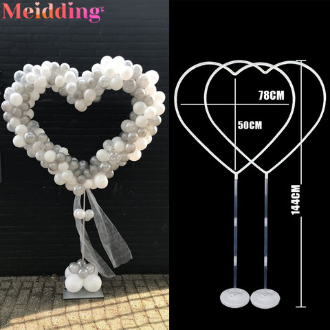1set Heart Shape Balloon Arch Frame Kit DIY For Weddings Birthday Party Bachelorette Bridal Baby Shower Valentines Decor ► Photo 1/6