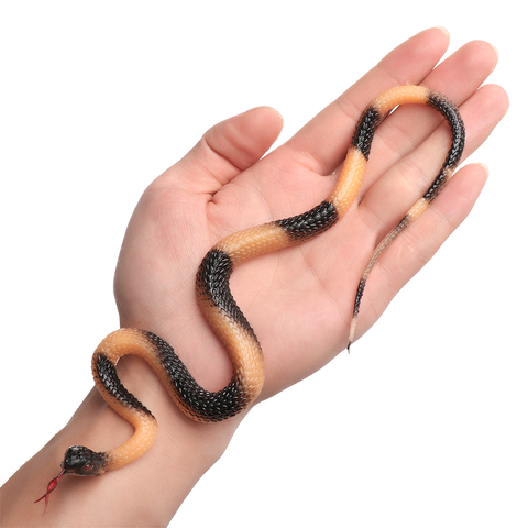 High Simulation Rubber Snake Toy Halloween Prank Prop For Decor Kids Gag Toys Prank Jokes Toys Animals Model Funny Scary Snake ► Photo 1/6