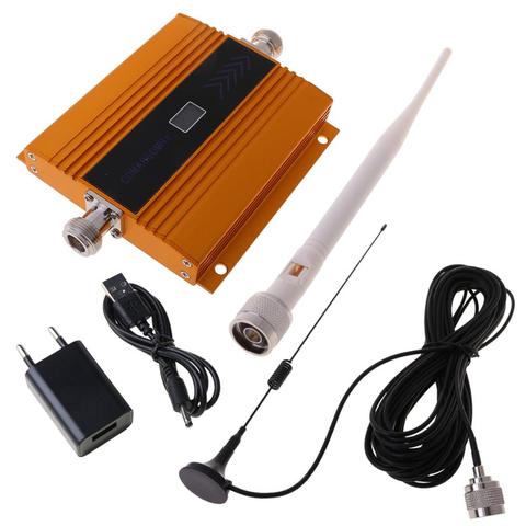 1 Set  850MHz GSM 2G/3G/4G Signal Booster Repeater Amplifier Antenna for Mobile Phone ► Photo 1/3