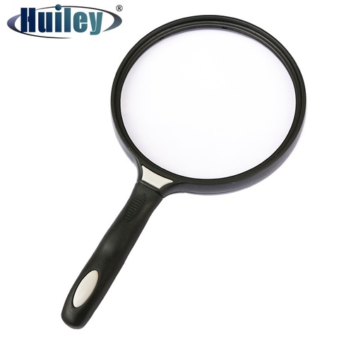 Large Lens Handheld Magnifier 2.5x 130 mm Magnifier Reading Map Newspaper Handle Magnifying Glass Jewelry Loupe Low Vision Aids ► Photo 1/6