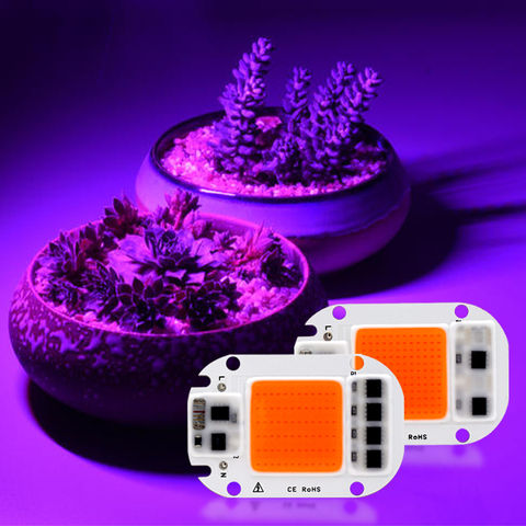 5Psc LED Grow COB Chip PhytoLamp Full Spectrum 220V 110V 20W 30W 50W DIY For Indoor Plant Seedling Grow Flower Growth Fitolamp ► Photo 1/6
