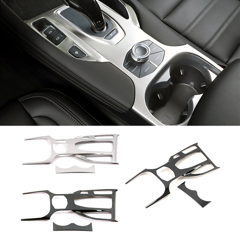For Haval F7 F7X 2022-2022 Gear Shift Panel Water Cup Holder Cover Trim Stainless Steel Interior Moulding Sticker ► Photo 1/6