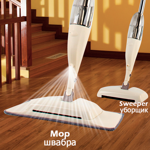 Baffect 3 In 1 Large Spray Mop, Hardwood Floor Cleaning Tools