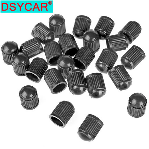 DSYCAR 100Pcs/Lot Universal Tubeless Tyre Wheel Stem Air Valve Caps Car Tire Valve Caps Auto Truck Bike MTB Dust Dustproof Caps ► Photo 1/6