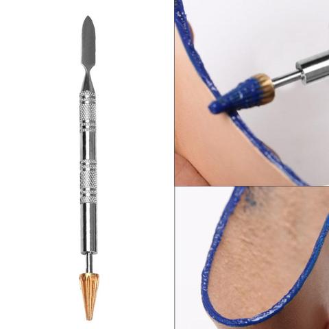 Double Side Brass Head Leather Edge Oil Gluing Dye Pen Applicator Speedy Paint Roller Tool for Leather Craft Tools ► Photo 1/6