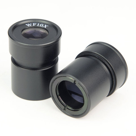 10X eyepiece microscope lens widefield 18mm mount 30.5mm with eyecups for stereo binocular microscope repair PCB inspect ► Photo 1/6
