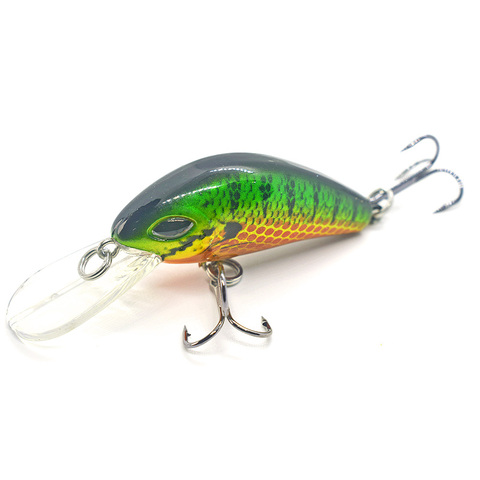 43mm 5g Shallow Crankbait  Square Bill Tiny Crankbaits Artificial Hard Bait for Bass Crank Bait Minnow Lures Fall Fishing ► Photo 1/6