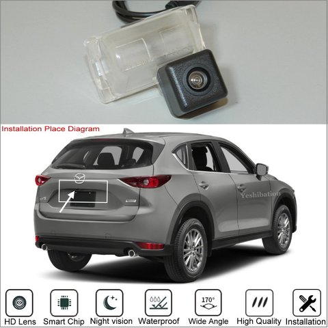 For Mazda CX-5 cx5 2017 2022 KF Car Rear View Camera Auto Backup Reverse Parking Rearview Camera ► Photo 1/6