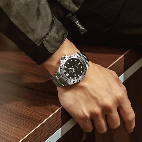 Men Watches Top Brand Luxury Automatic Mechanical Waterproof Fashion Stainless Steel Wrist Watch for Men Clock Relogio Masculino ► Photo 1/6