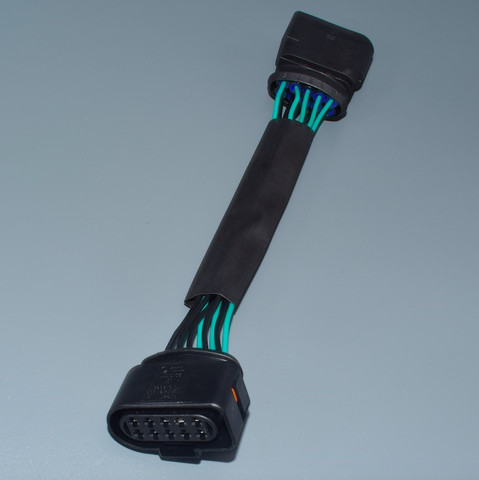 shhworldsea 10 Pin 3.5mm Male Female Headlight Plug Headlamp Connector With Pigtail For Audi A3 VW Jetta Mk4 Passat B7 CC Golf ► Photo 1/4