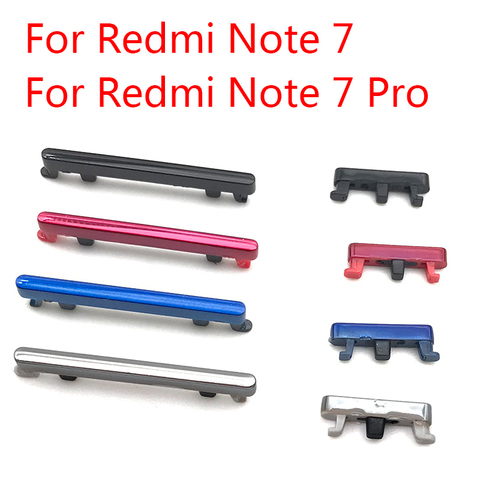 For Xiaomi Redmi Note 7 Pro SIde Volume Button + Power ON / OFF Buttton Key Set For Xiaomi Redmi Note 8 Pro Replacement Part ► Photo 1/3