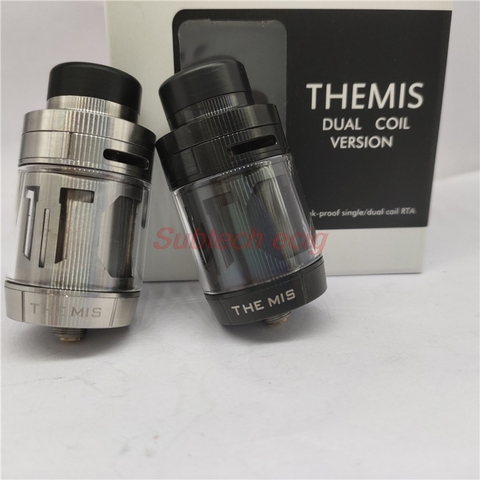 Themis RTA Atomizer Tank 5ml 27mm Support Mesh wires Or dual and single coil Fit GBOX Squonker E Cigarette Mod Vaporizer vape ► Photo 1/6