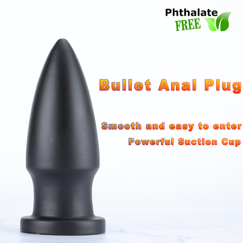 Super Big Bullet Anal Plug Sex Toy Large Butt Plug Dilatador Prostata Massager For Men Woman Gay Adult Anus Expansion Stimulator ► Photo 1/6