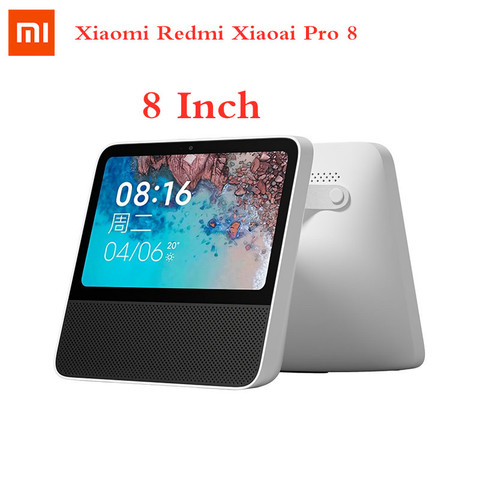 Xiaomi Redmi Xiaoai Pro 8 Bluetooth AI Touch Screen Speaker 8 Inch Alarm Clock 4700mAh WiFi Smart Connection Video Call Speaker ► Photo 1/1